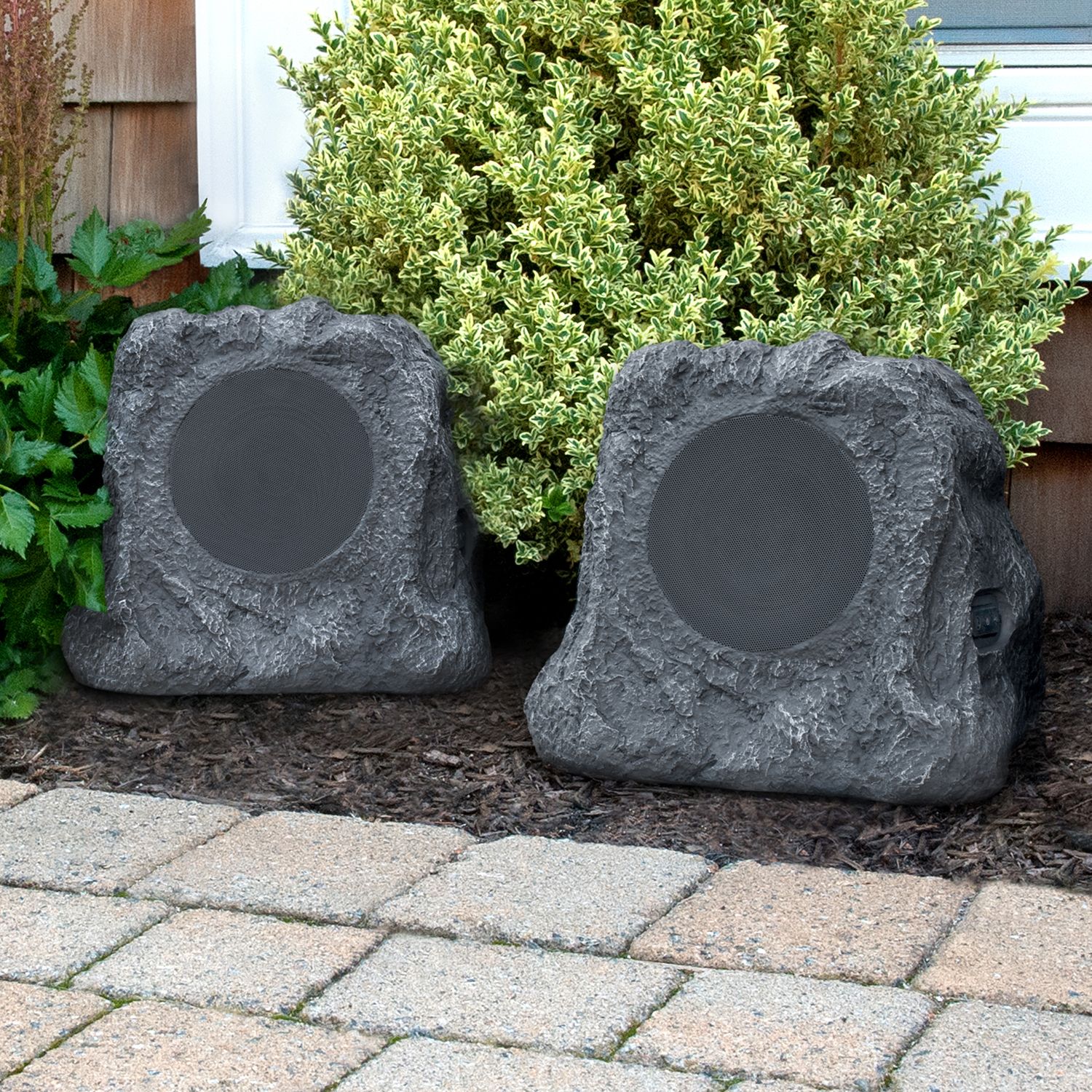 innovative technology natural outdoor rock speaker set