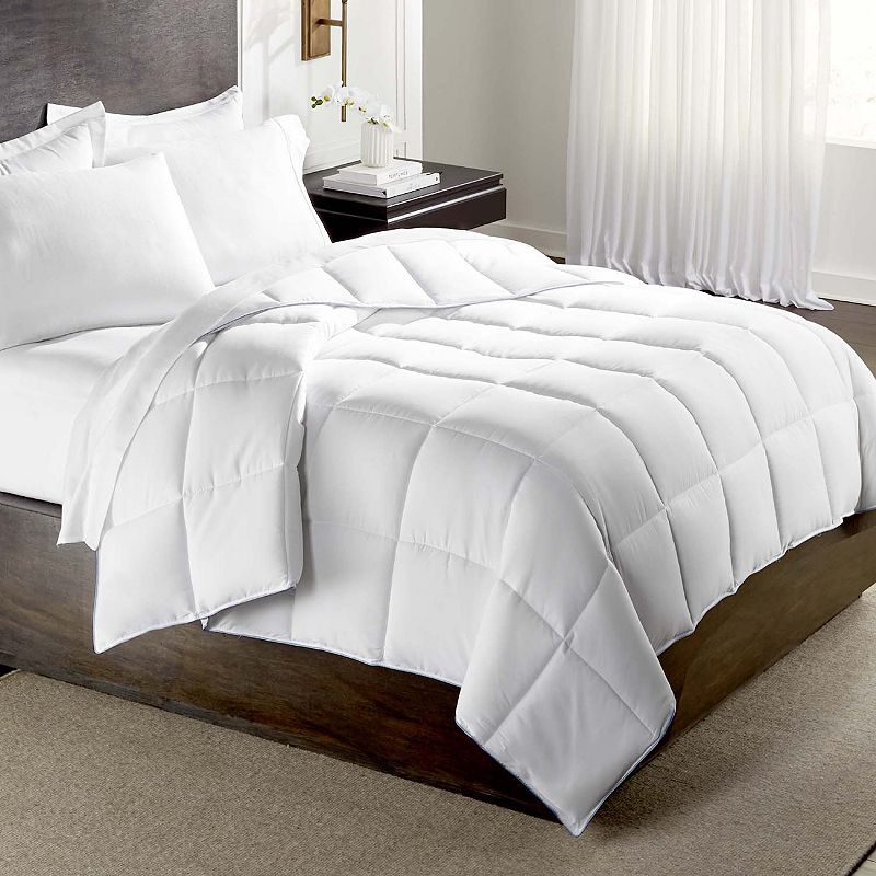 Hotel Laundry All Seasons Down-Alternative Comforter, White, Twin