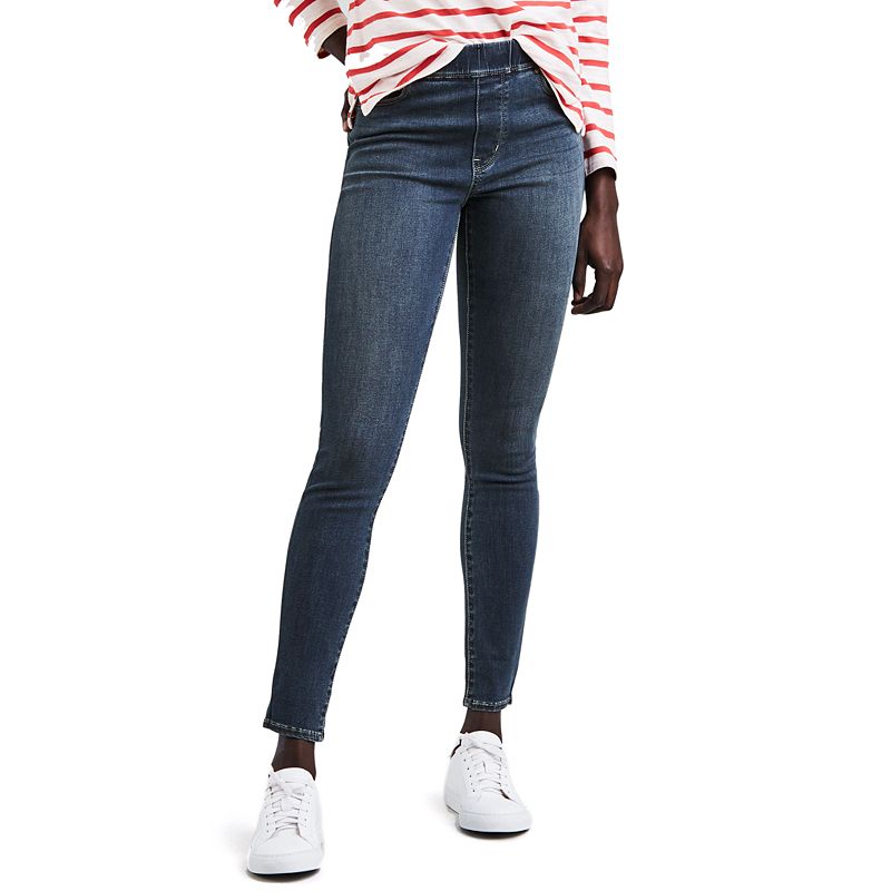 UPC 191291814602 product image for Women's Levi's Pull-On Skinny Jeans, Size: 30(US 10)Medium, Med Blue | upcitemdb.com