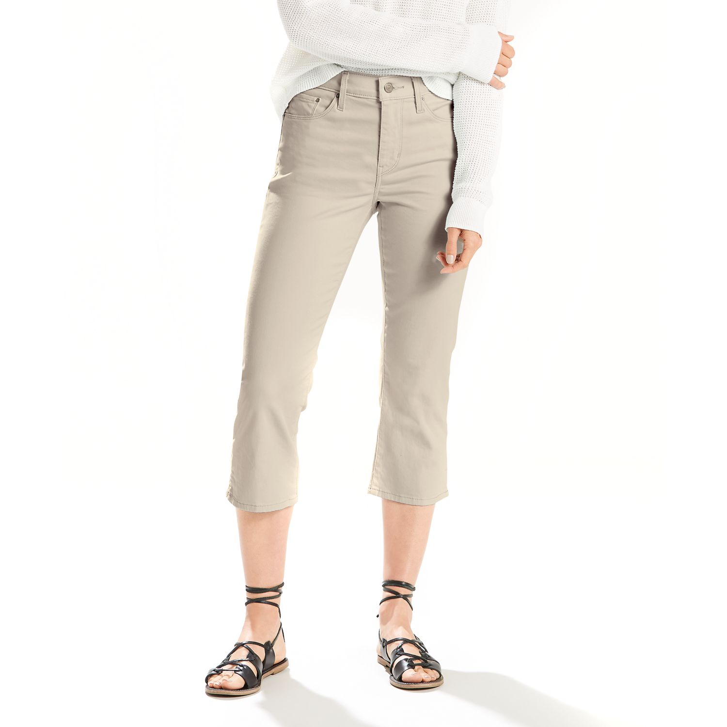 womens levi capris