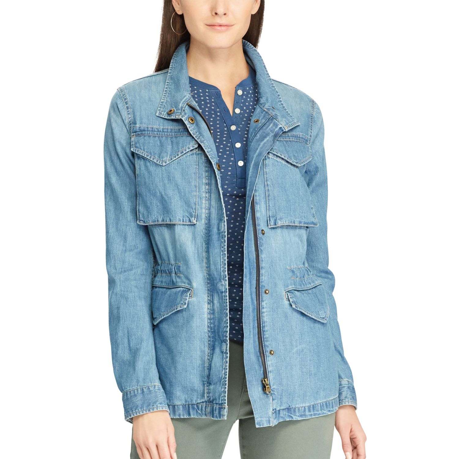 denim anorak women's