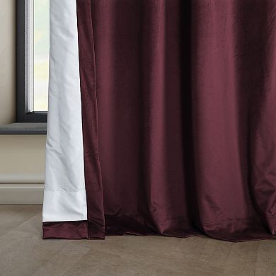 EFF 1-Panel Heritage Plush Velvet Curtain