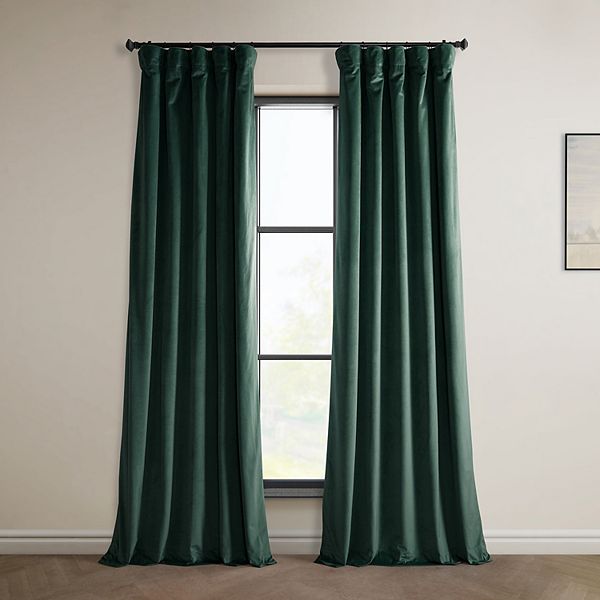 EFF 1-Panel Heritage Plush Velvet Curtain