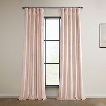 EFF Heritage Plush Velvet Room Darkening Curtain Panel