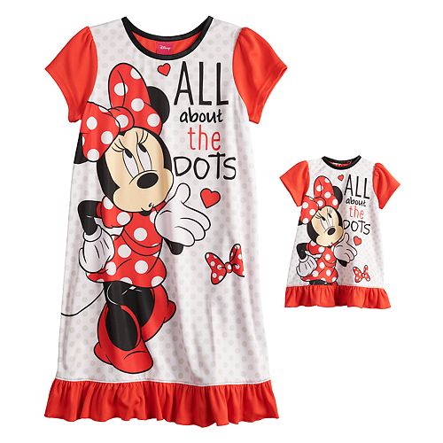 minnie mouse dainty dots fashion doll clothing set
