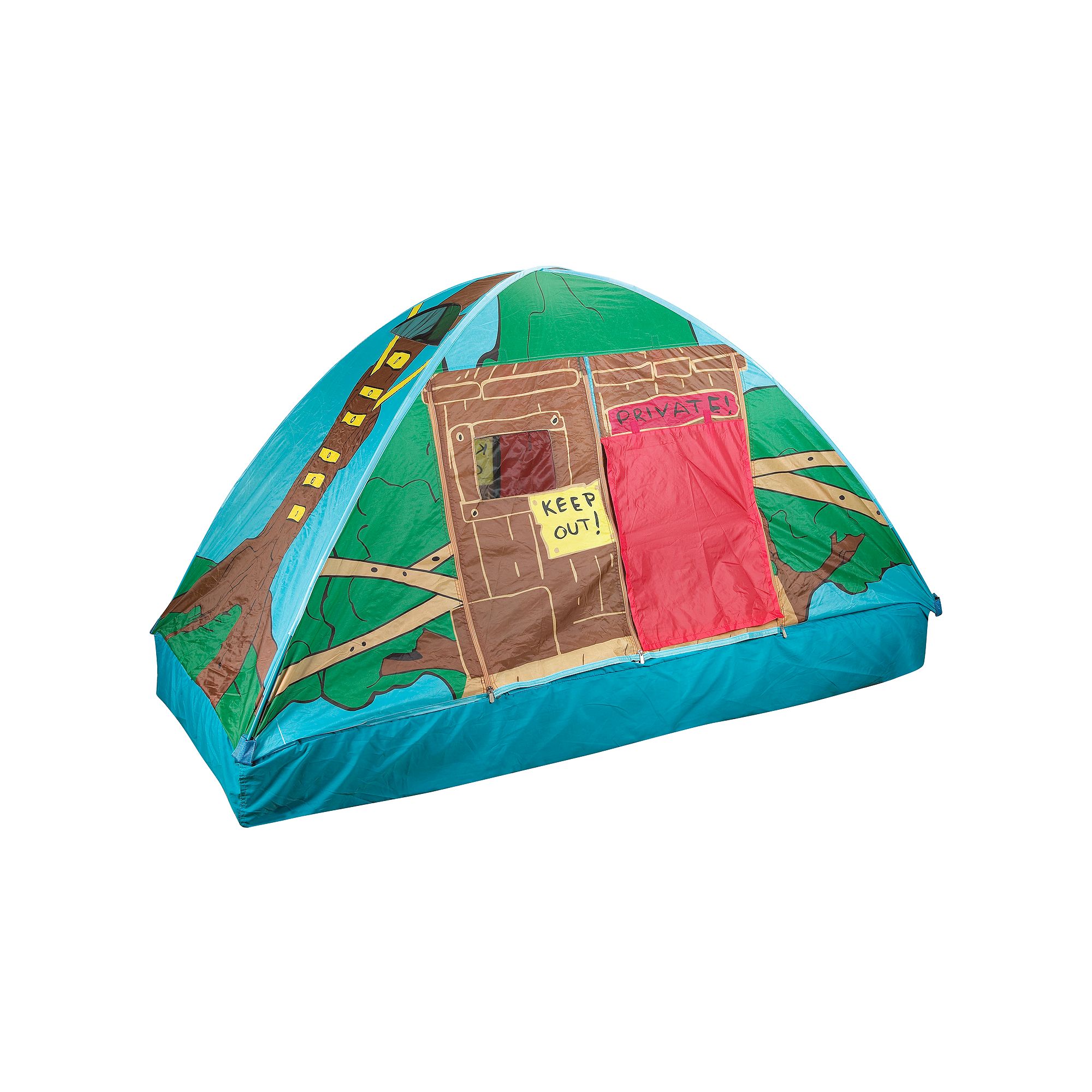 Pacific Play Tents® Tree House Bed Tent, Multicolor