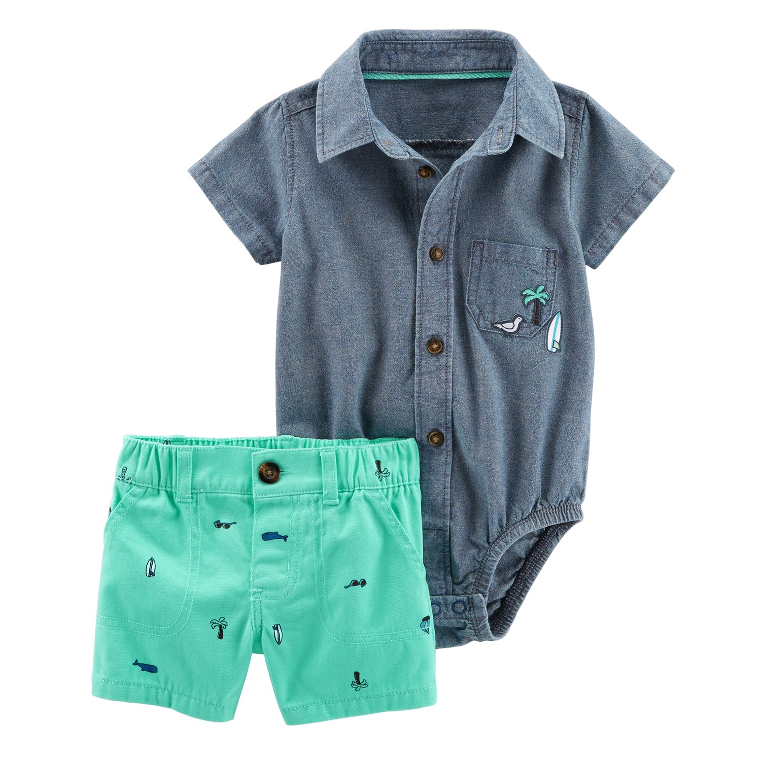 baby surf shorts