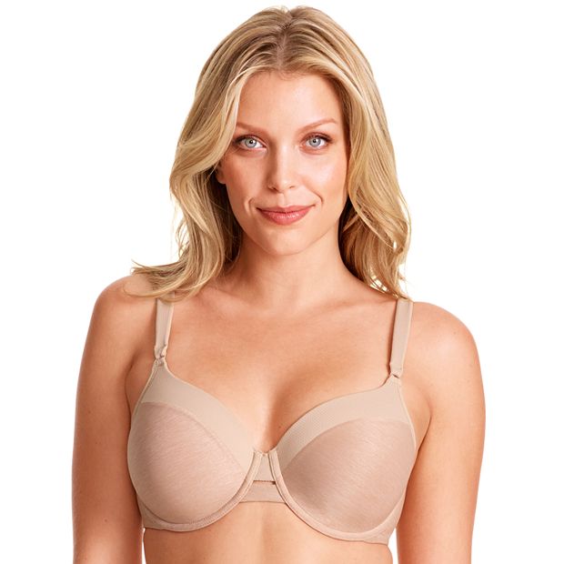 OLGA PLAY IT Cool Underwire Full Figure Contour Bra Womens Size