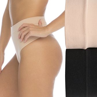 RED HOT by SPANX® Women's Firm Control Shapewear All-Around Smoothers Shaping Thong 2-Pack 10171R