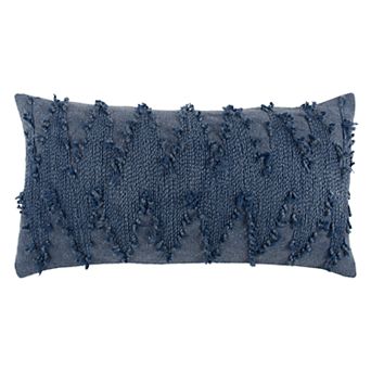 Rizzy Home Deconstructed Chevron Oblong Throw Pillow