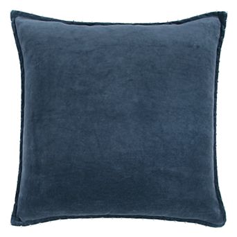Rizzy Home Velvet Solid I Throw Pillow
