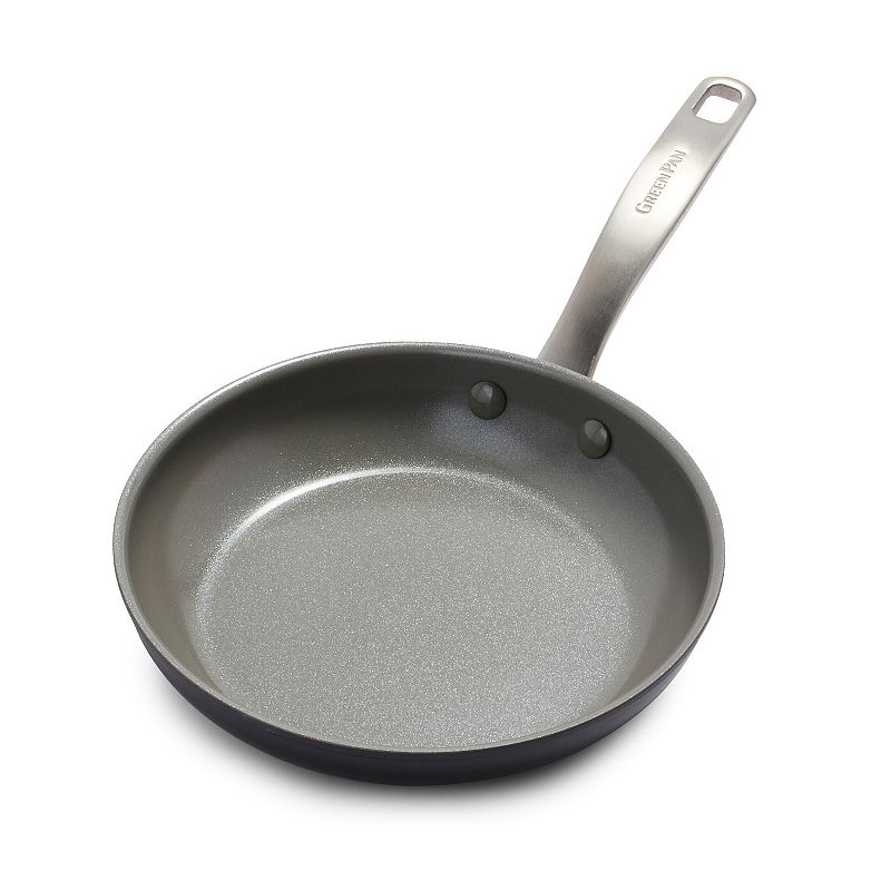 GreenPan Chatham Healthy Ceramic Nonstick 8  Skillet  Grey