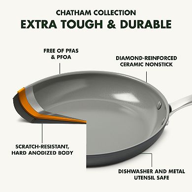 GreenPan Chatham Nonstick Frypan Set