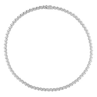 Stella Grace Sterling Silver 1/2 Carat T.W. Diamond Necklace