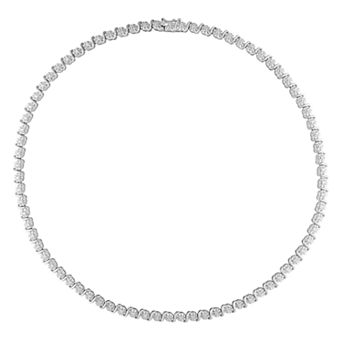Stella Grace Sterling Silver 1/2 Carat T.W. Diamond Necklace