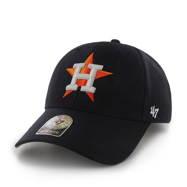  '47 Brand Houston Astros Clean up Dad Hat Cap Black/White :  Clothing, Shoes & Jewelry