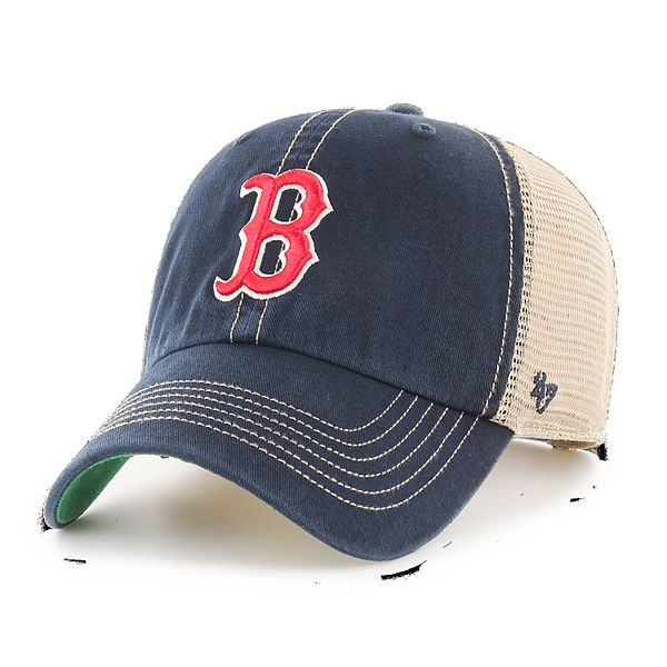 Adult '47 Brand Boston Red Sox Trawler Clean Up Adjustable Cap