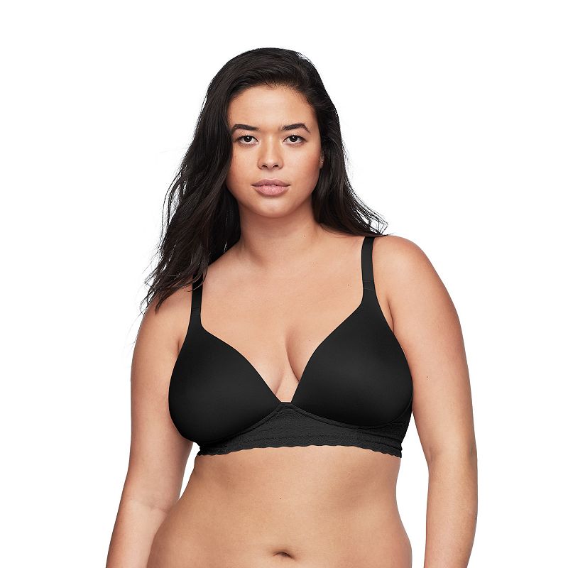 Warners Cloud 9® Super Soft Wireless Lightly Lined Comfort Bra RO5691A, Women's, Size: 34 B, Rich Black