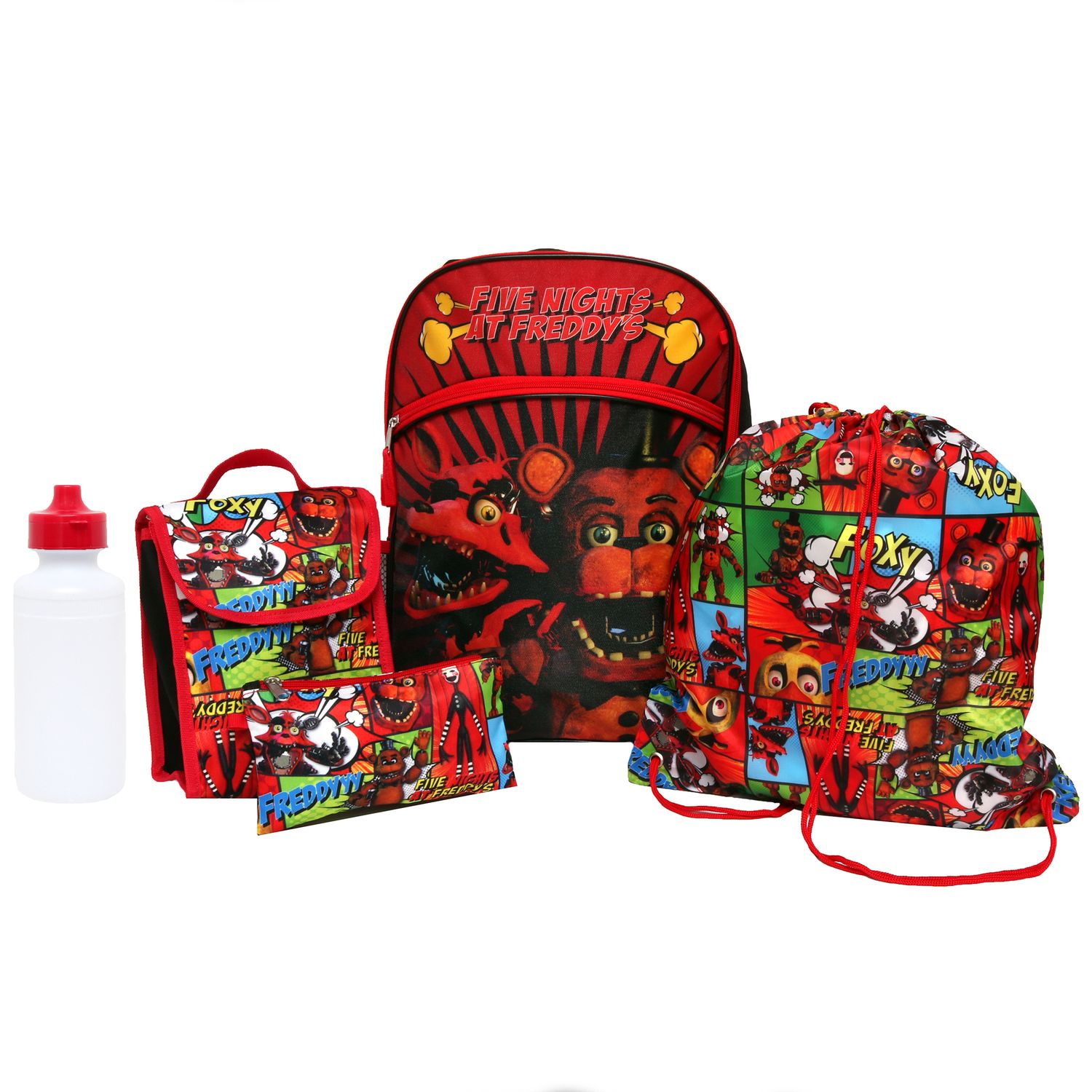 five nights of freddy backpack and lunch box