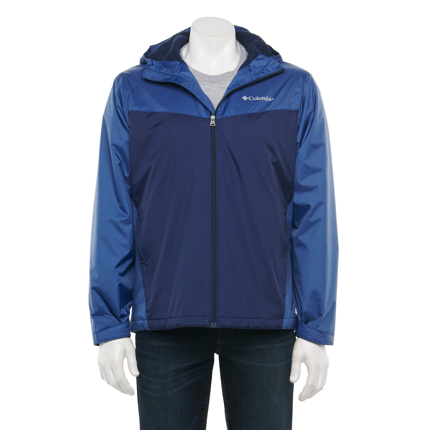 big & tall columbia weather drain rain jacket