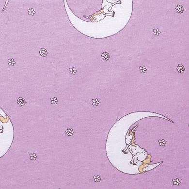 Trend Lab Unicorn Moon Deluxe Flannel Fitted Crib Sheet