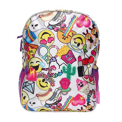 Kids Emoji Backpack & Lunch Tote Set