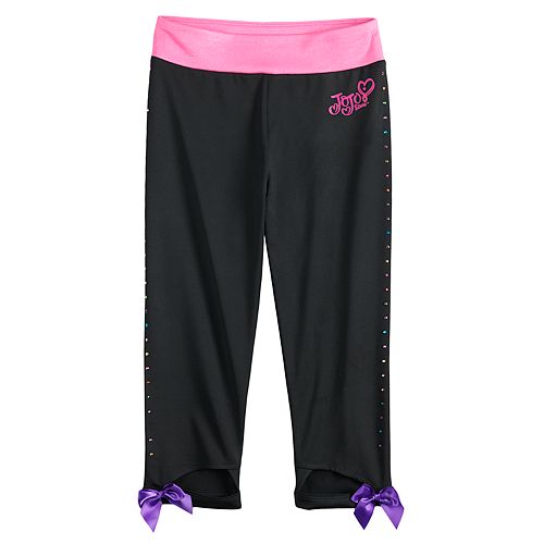 Girls 4-14 Jacques Moret JoJo Siwa Rhinestone Capri Performance Pants