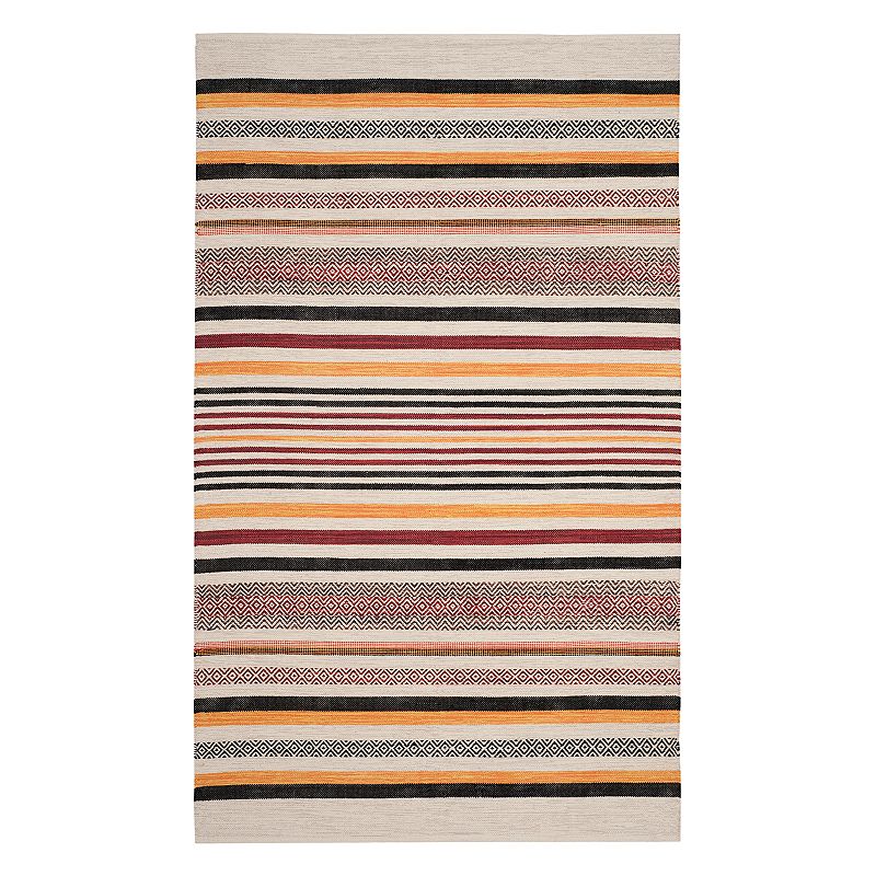 Safavieh Montauk Shana Striped Rug, Red, 5X8 Ft