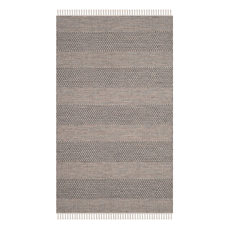 Safavieh Montauk Amanda Striped Rug, Grey, 6X9 Ft