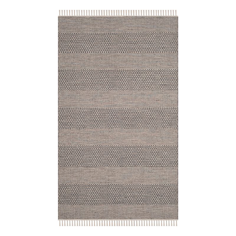 Safavieh Montauk Amanda Striped Rug, Grey, 6X9 Ft