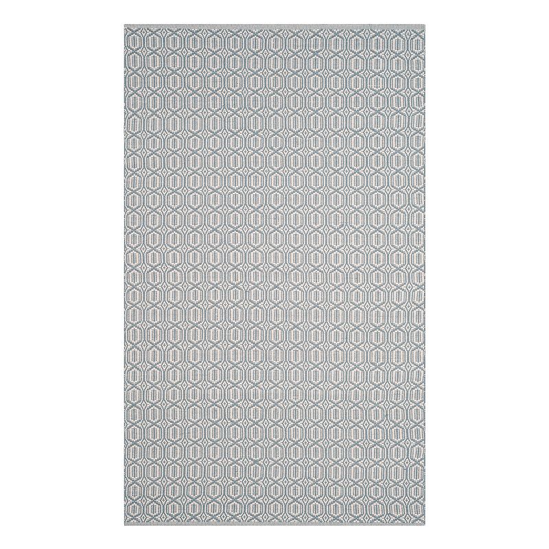 Safavieh Montauk Cynthia Geometric Rug, Blue, 6FT Sq