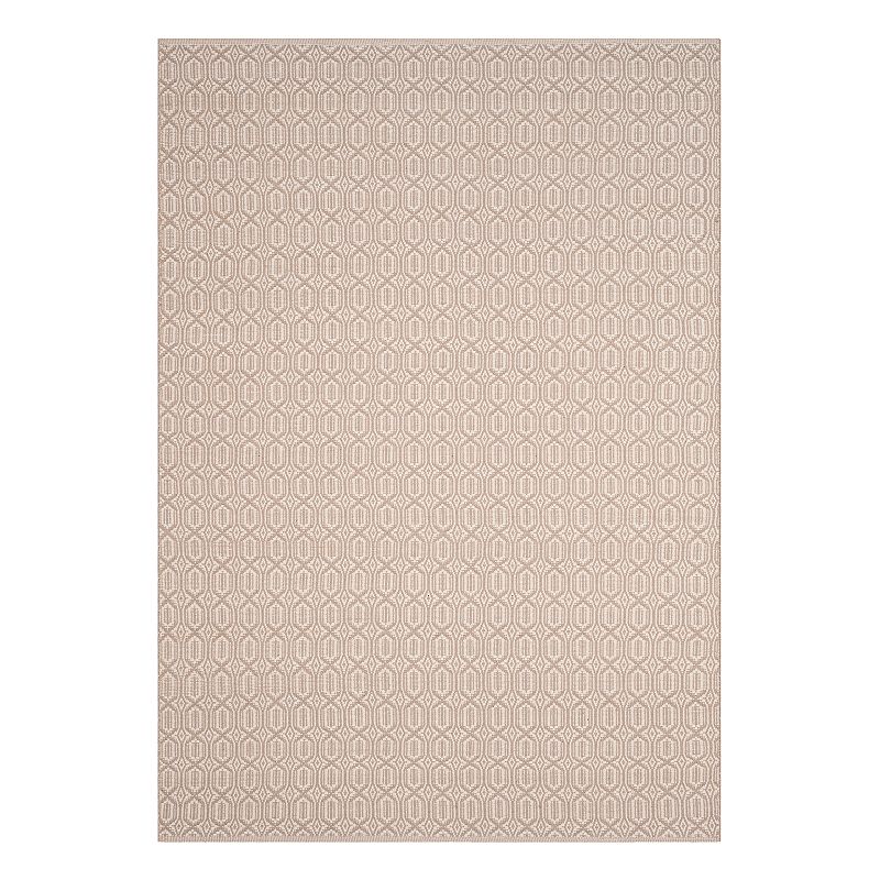 Safavieh Montauk Cynthia Geometric Rug, Grey, 6Ft Rnd
