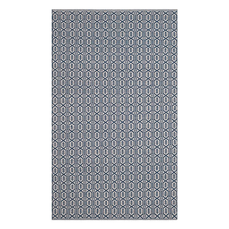 Safavieh Montauk Cynthia Geometric Rug, Blue, 6FT Sq