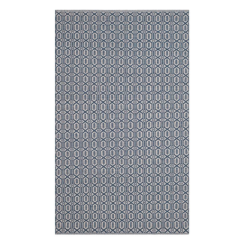 Safavieh Montauk Cynthia Geometric Rug, Blue, 6X9 Ft