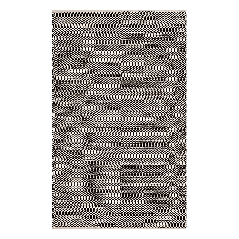 Safavieh Montauk Heather Geometric Rug, Black, 5X8 Ft