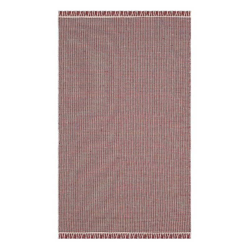 Safavieh Montauk Juniper Geometric Rug, Red, 6X9 Ft