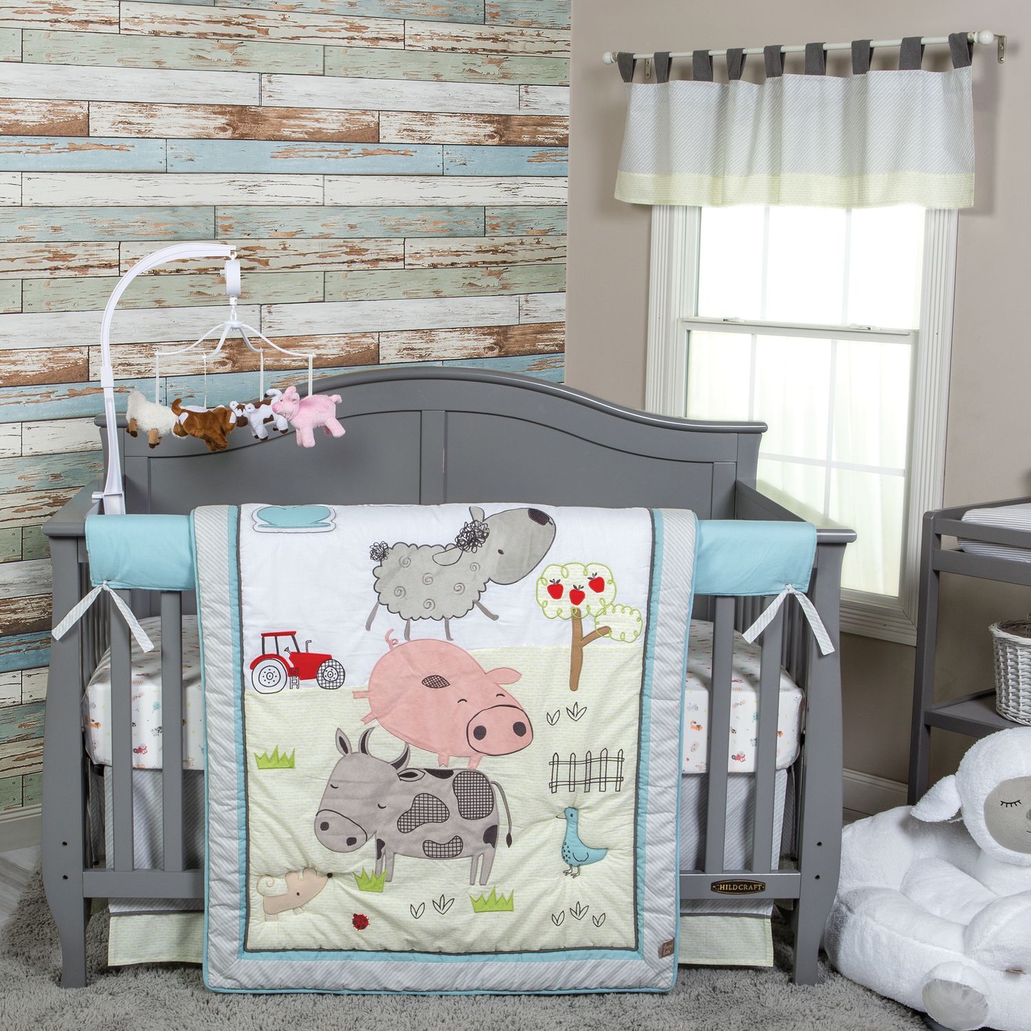 farmhouse crib bedding set