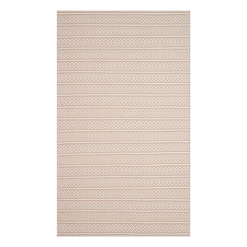 Safavieh Montauk Eden Striped Rug, Grey, 6X9 Ft