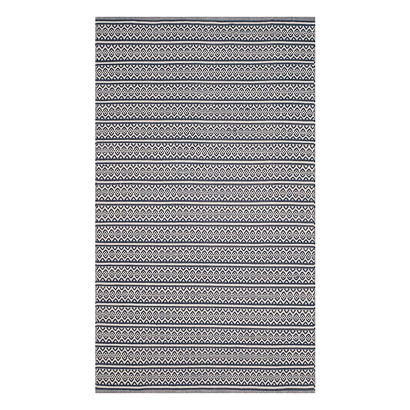 Safavieh Montauk Eden Striped Rug, Blue, 6FT Sq