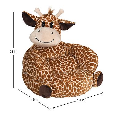 Trend Lab Children's Plush Giraffe Character Chair 