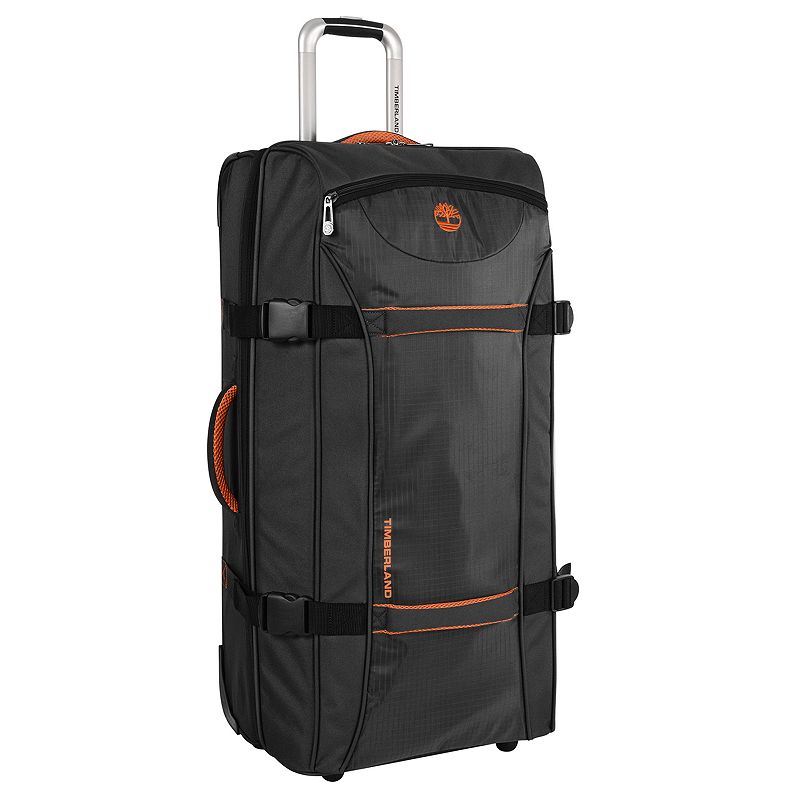 UPC 047505030101 product image for Timberland Twin Mountain Wheeled Duffle, Black | upcitemdb.com