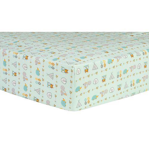 Trend Lab Southwest Adventures Deluxe Flannel Fitted Crib Sheet