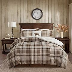 Serenta Grey Buffalo Plaid online Duvet Set King