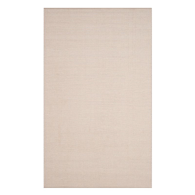 Safavieh Montauk Fawn Solid Rug, Grey, 6Ft Rnd