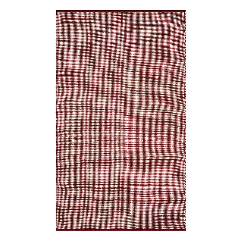 Safavieh Montauk Fawn Solid Rug, Red, 6X9 Ft