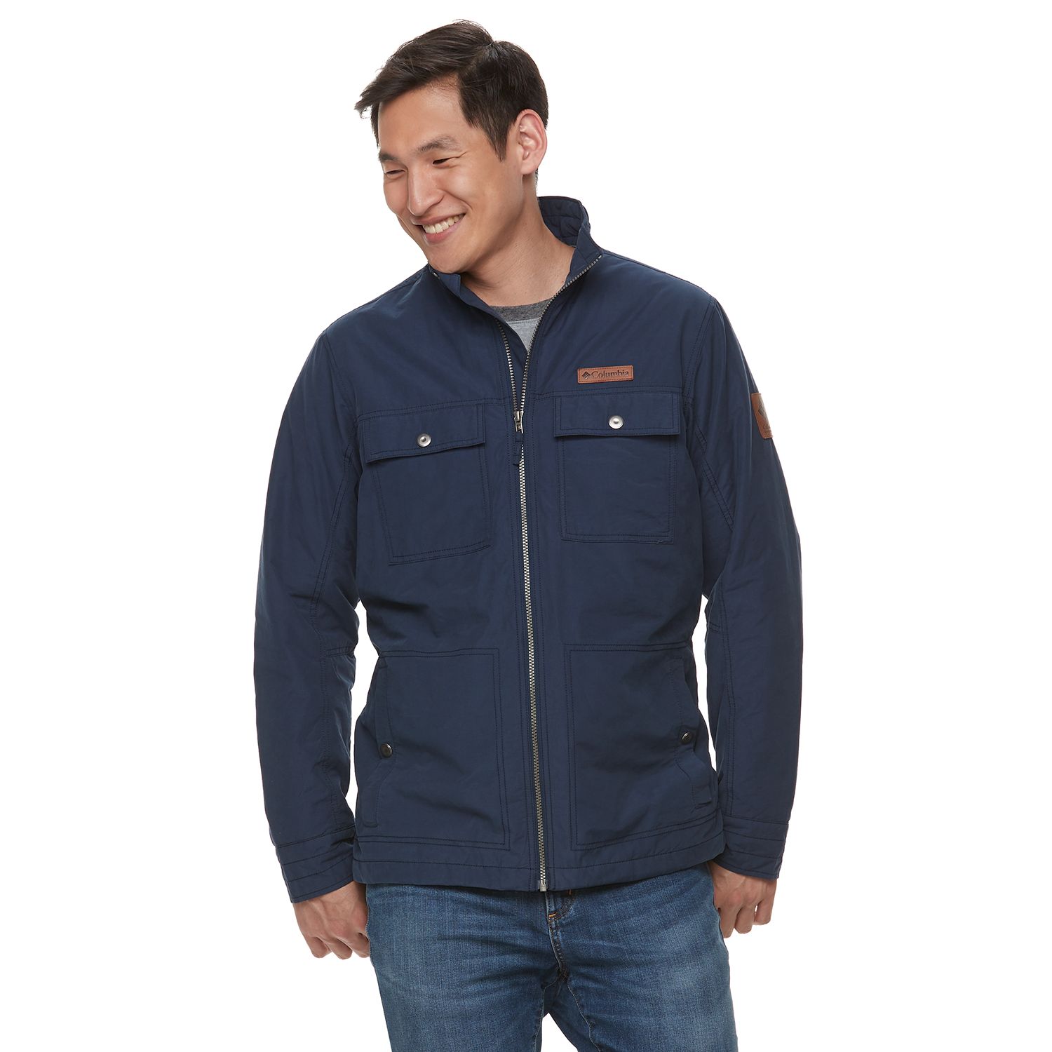 men's columbia wheeler lodge casual jacket