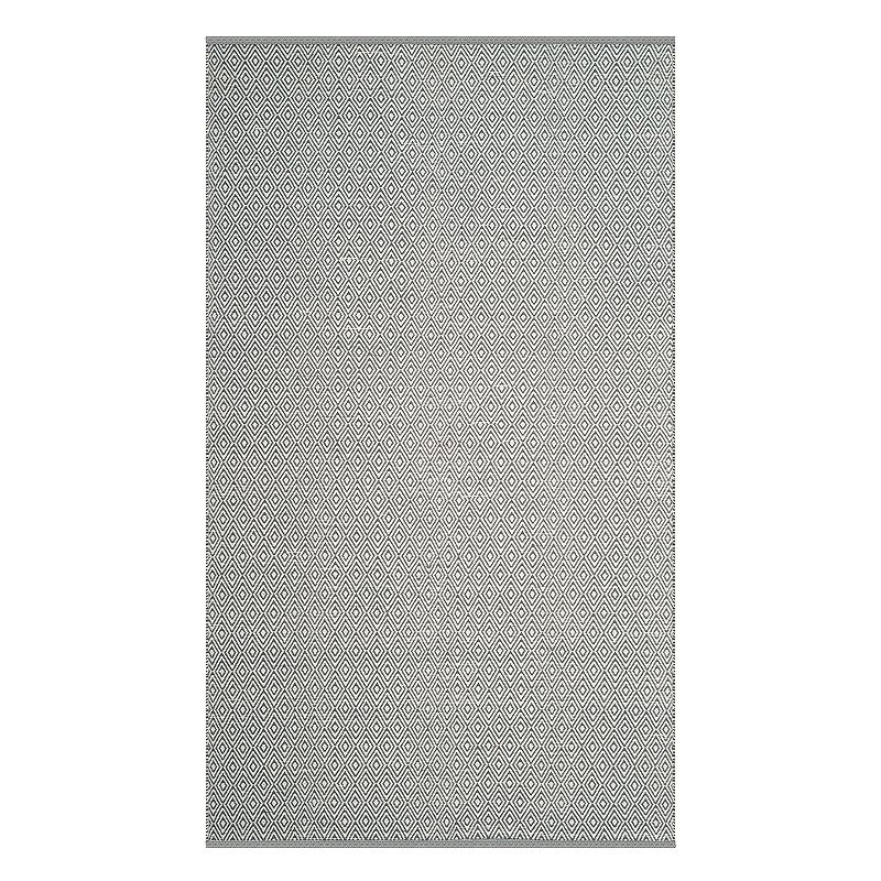 Safavieh Montauk Nolan Geometric Rug, Grey, 6Ft Rnd