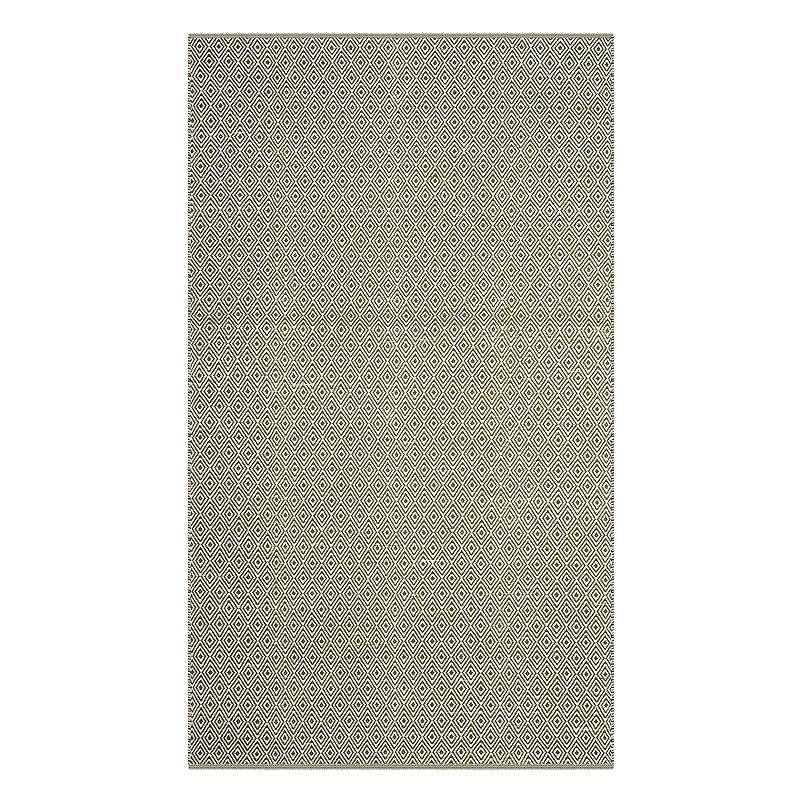 Safavieh Montauk Nolan Geometric Rug, Green, 6Ft Rnd