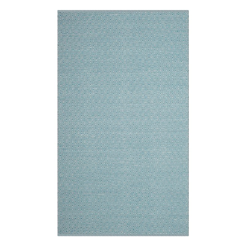 Safavieh Montauk Nolan Geometric Rug, Light Blue, 5X8 Ft