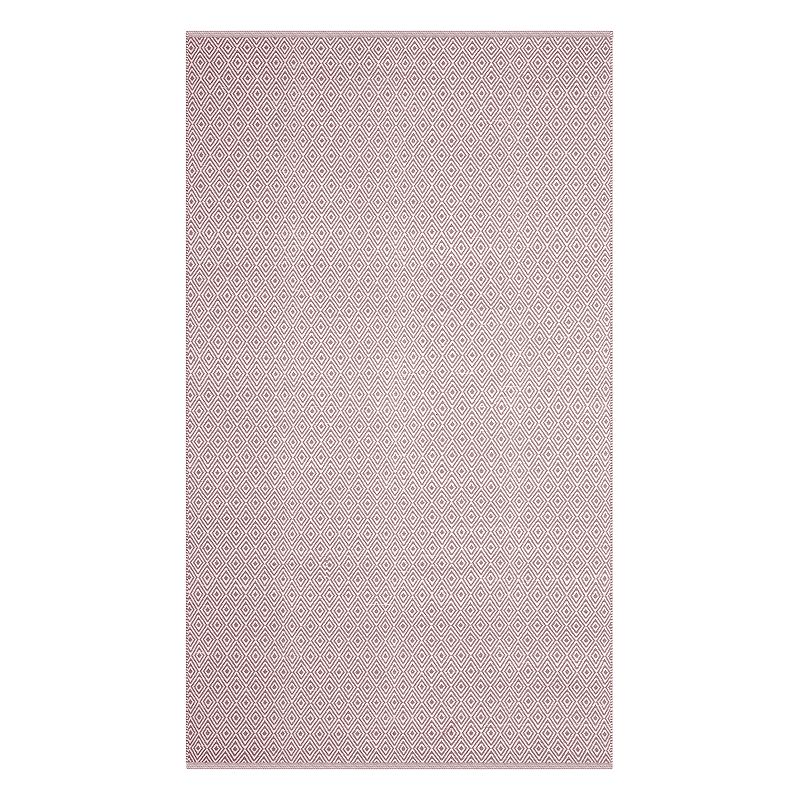 Safavieh Montauk Nolan Geometric Rug, Purple, 6Ft Rnd